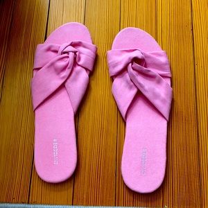 Pink Bow Sandals